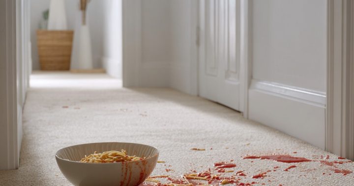 Getting Tomato Sauce Out of a Cream-Coloured Hallway Carpet: The Pasta Night Aftermath